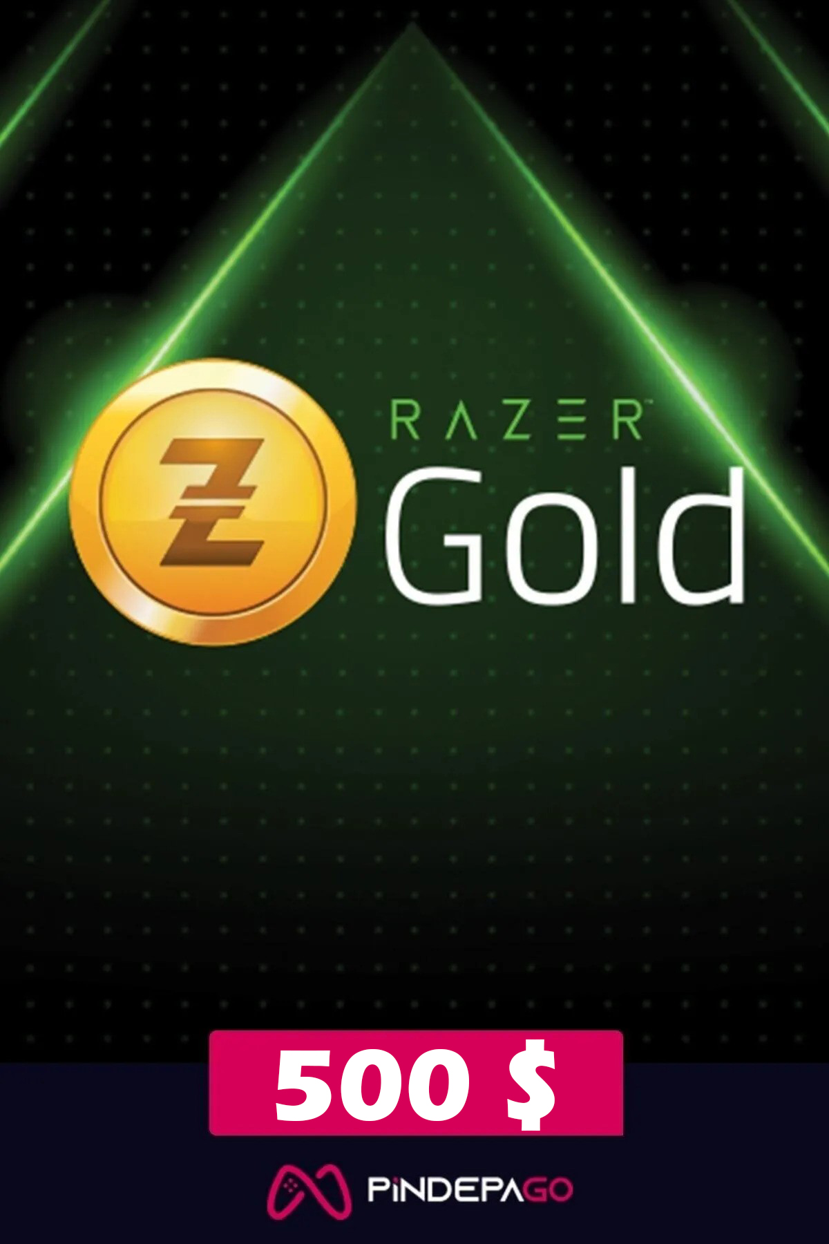 500 USD Razer Gold Pin	